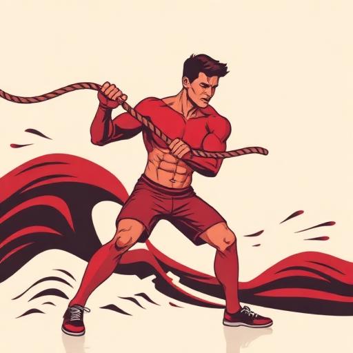 battle ropes illustration