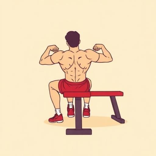 bench dip illustration